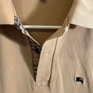 Burberry Tan Polo Shirt